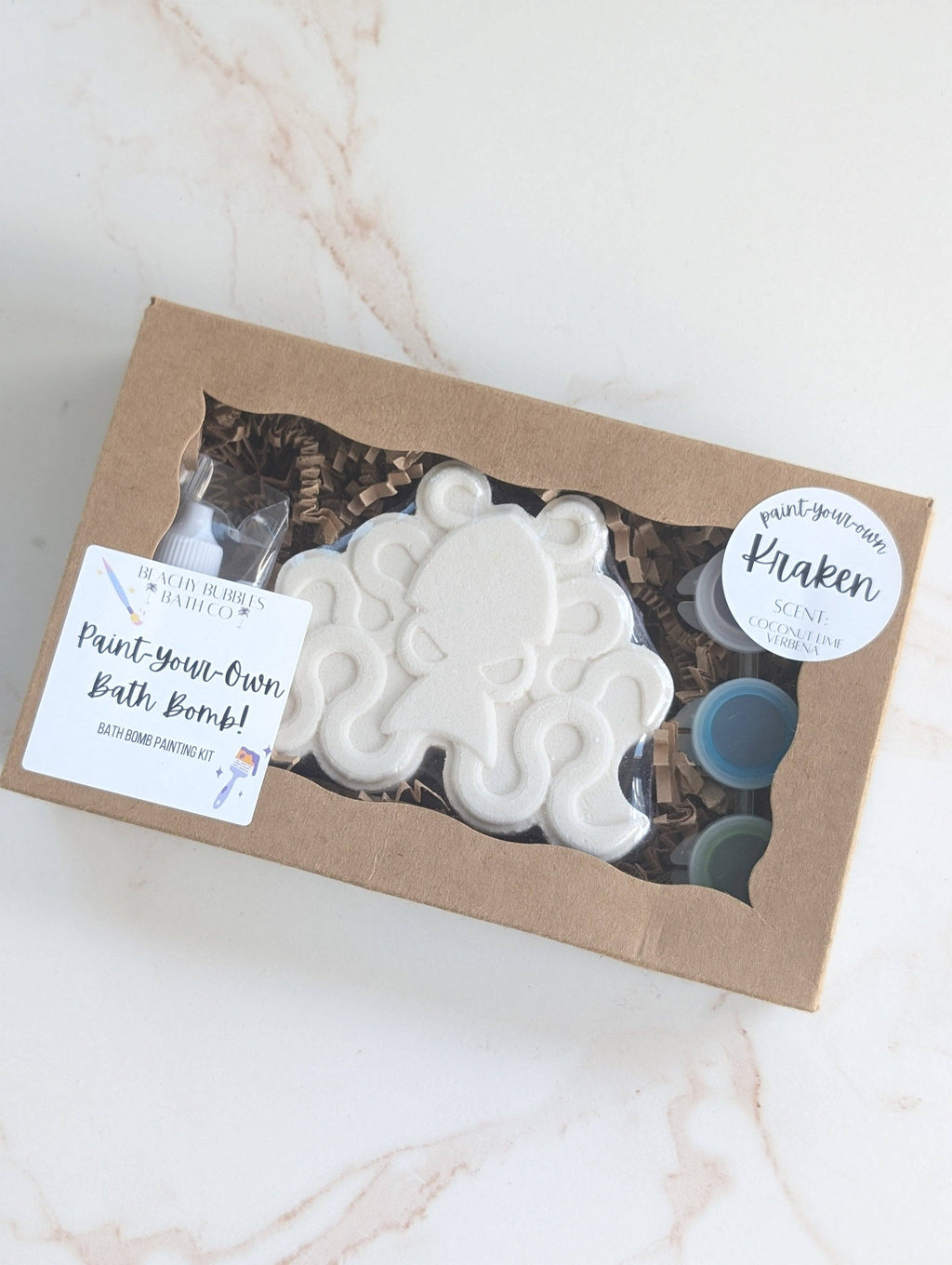 Paint-Your-Own Kraken Bath Bomb
