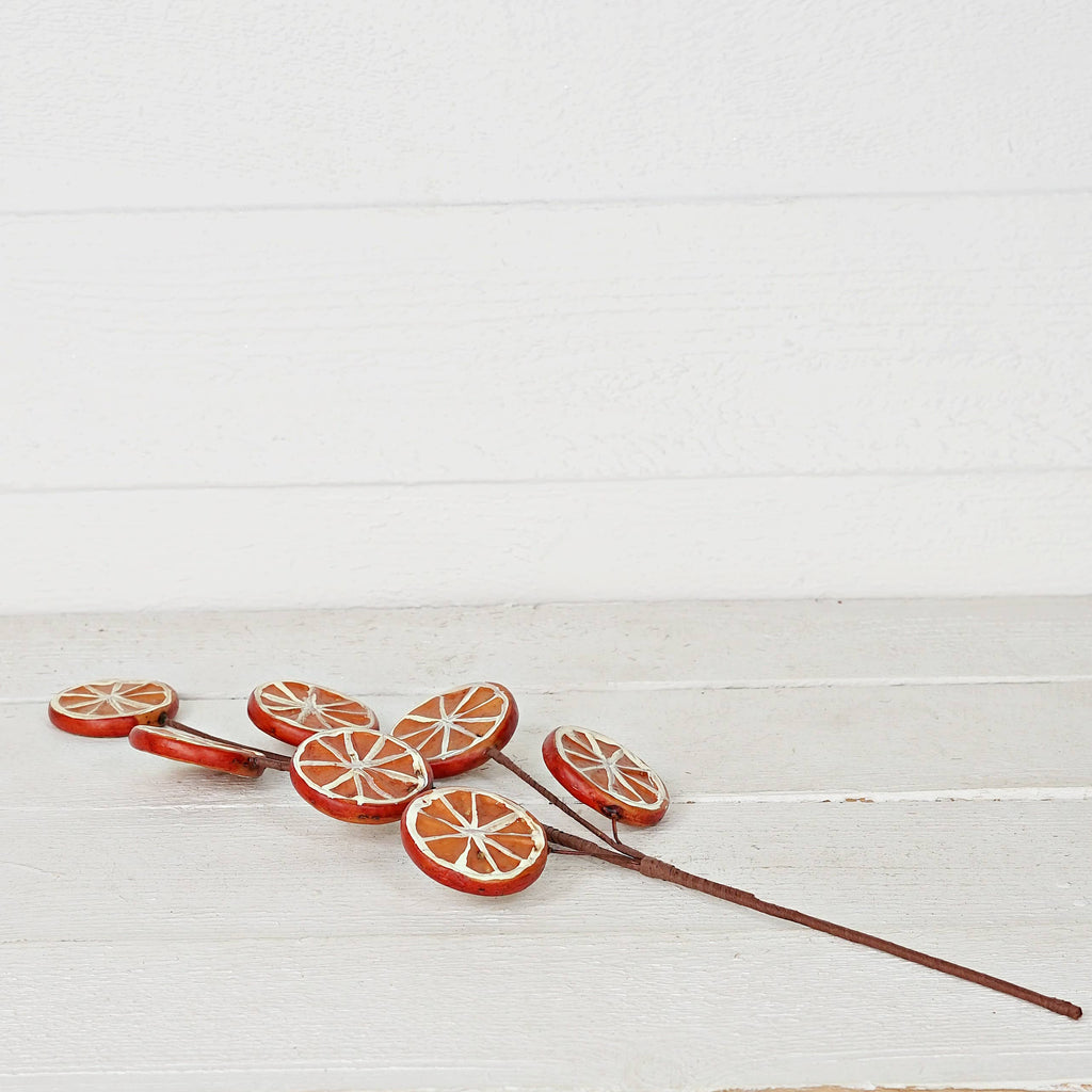 31362-20-inch Spray with Faux Orange Slices