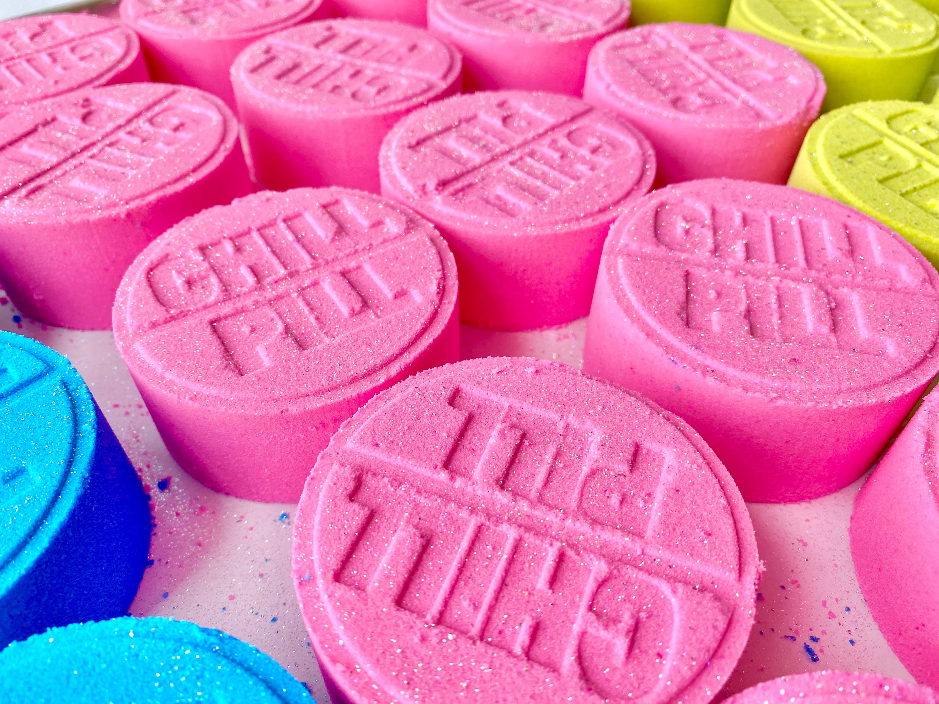 Chill Pill Bath Bomb: Lime Green Chill Pill