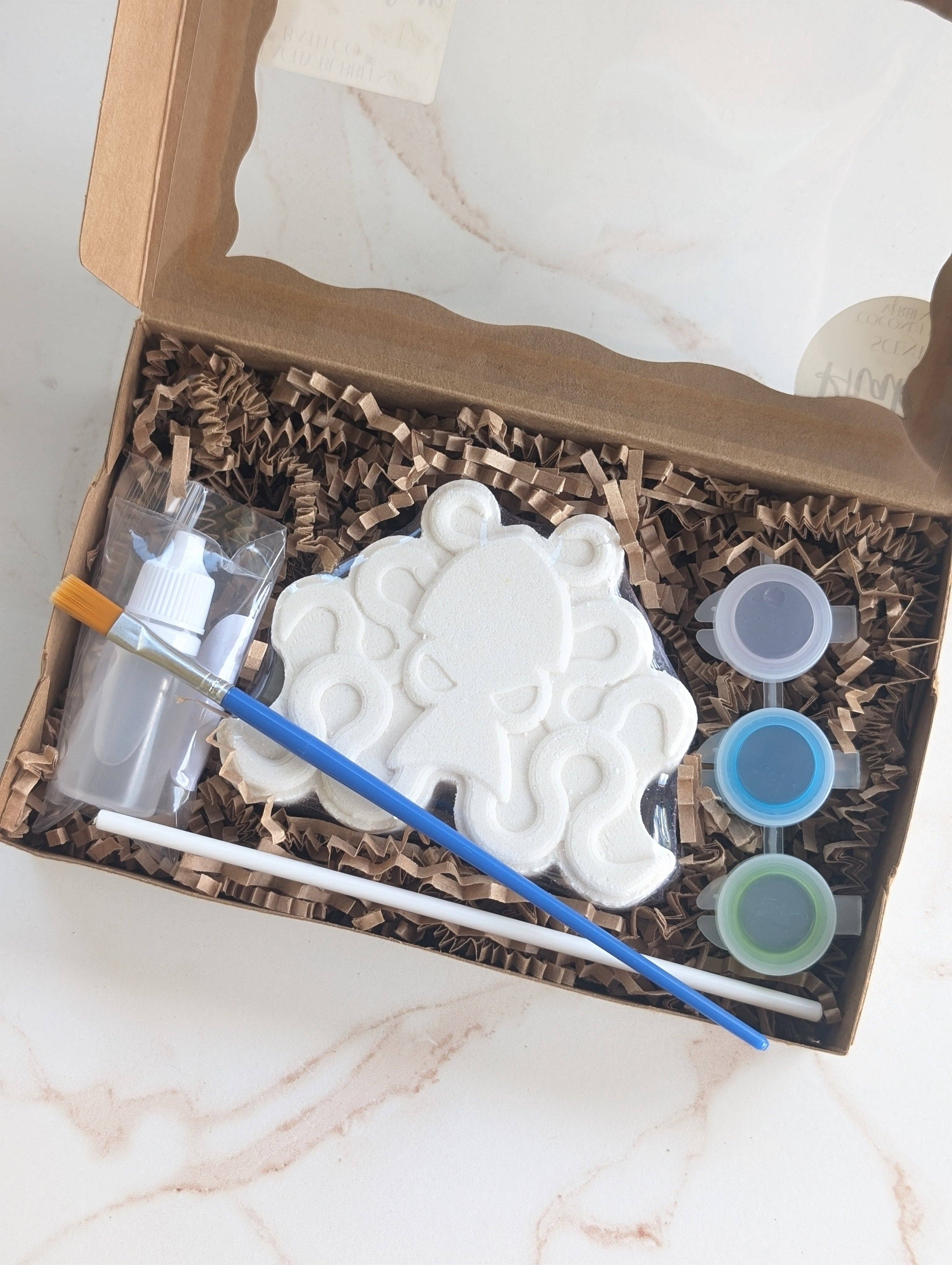Paint-Your-Own Kraken Bath Bomb