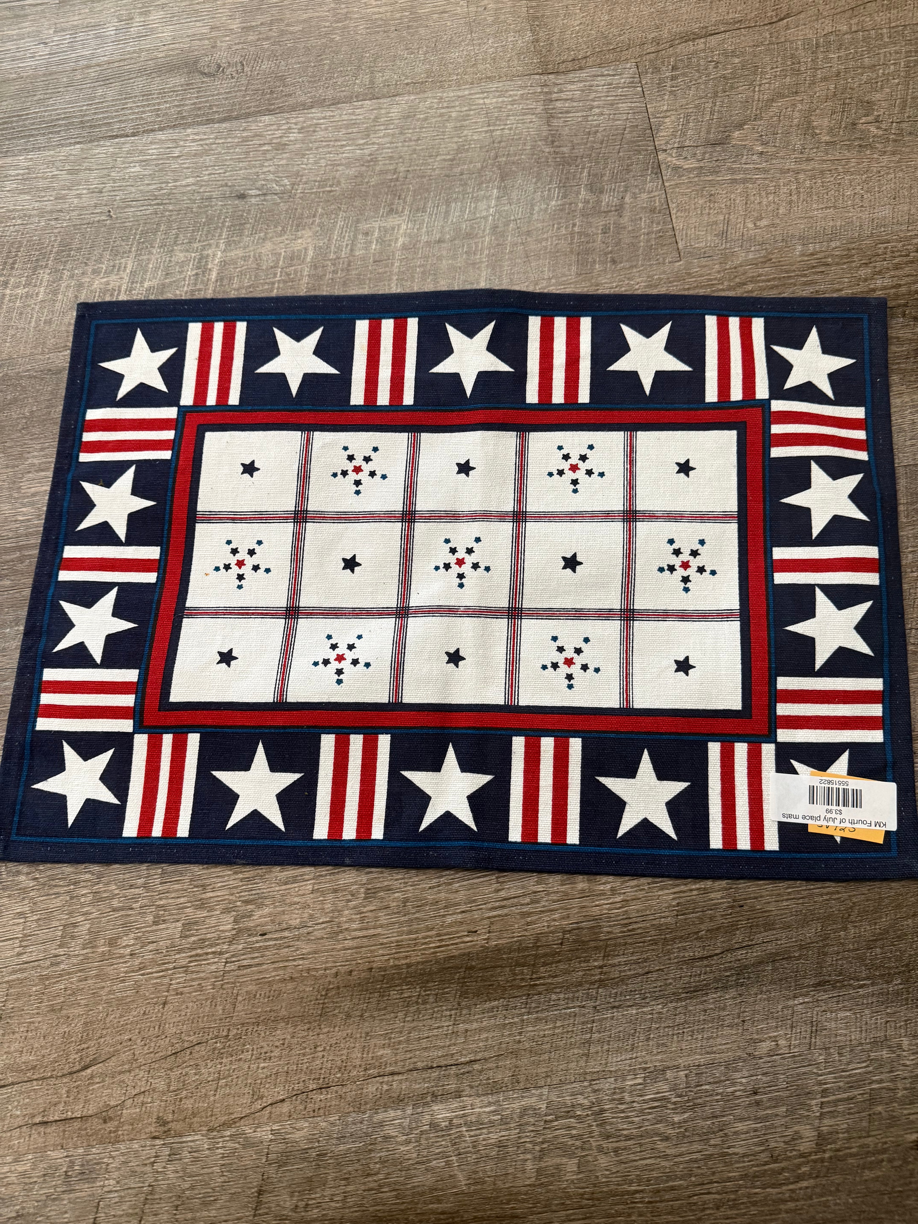 KM Fourth of July place mats