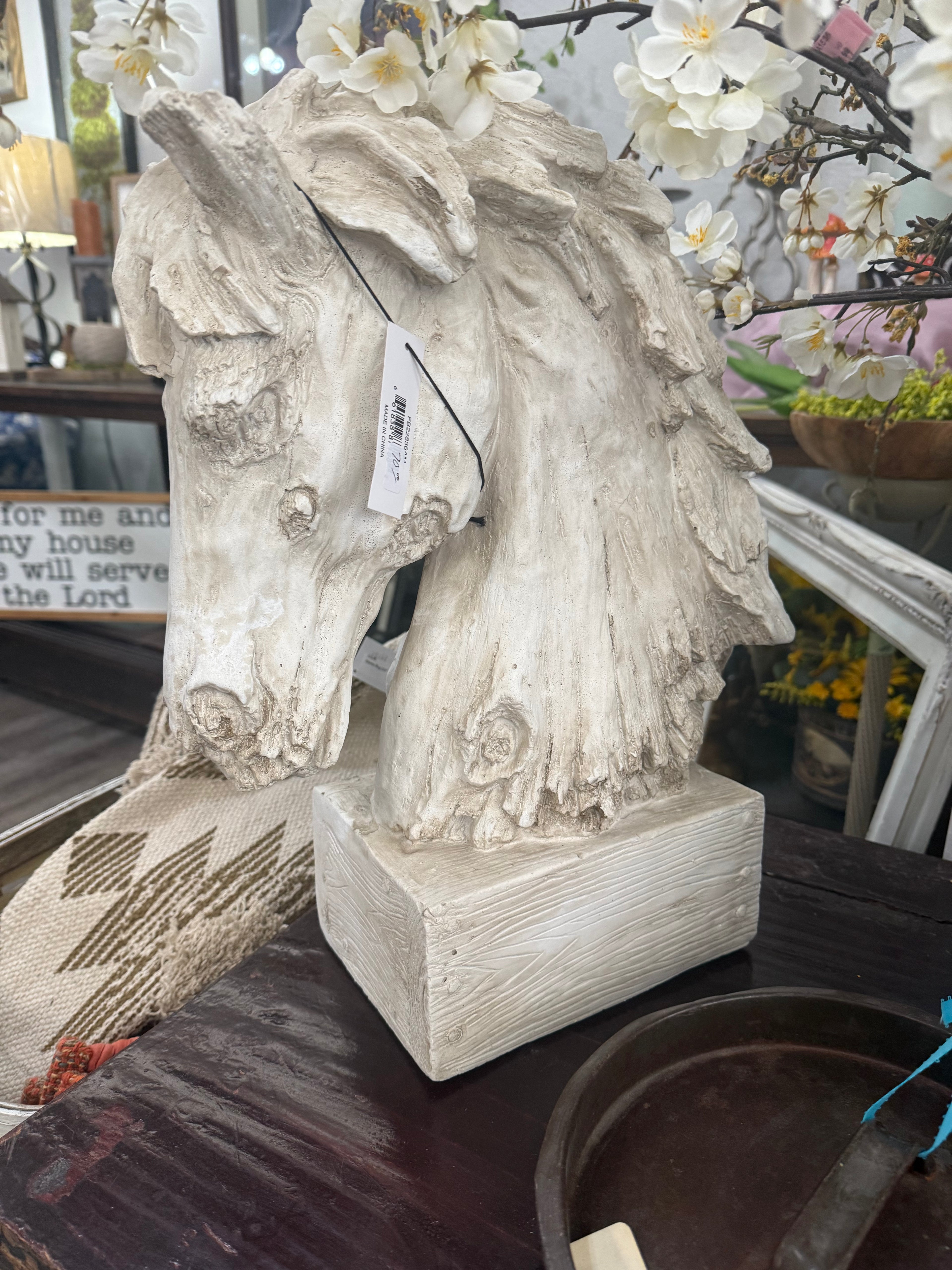 Large horse head
