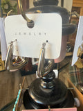 KJ geometric hoop earrings
