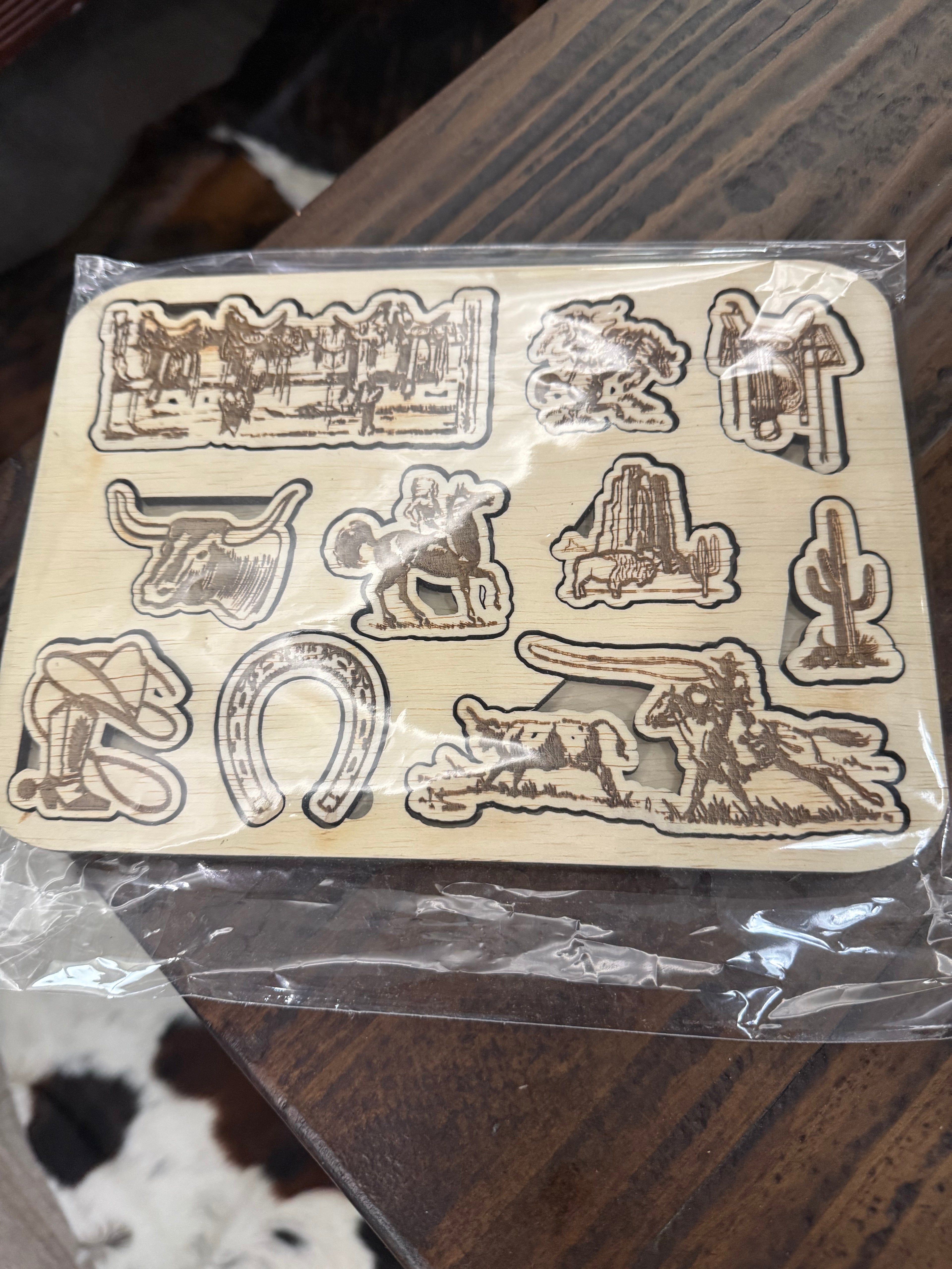 Western cowboy puzzle