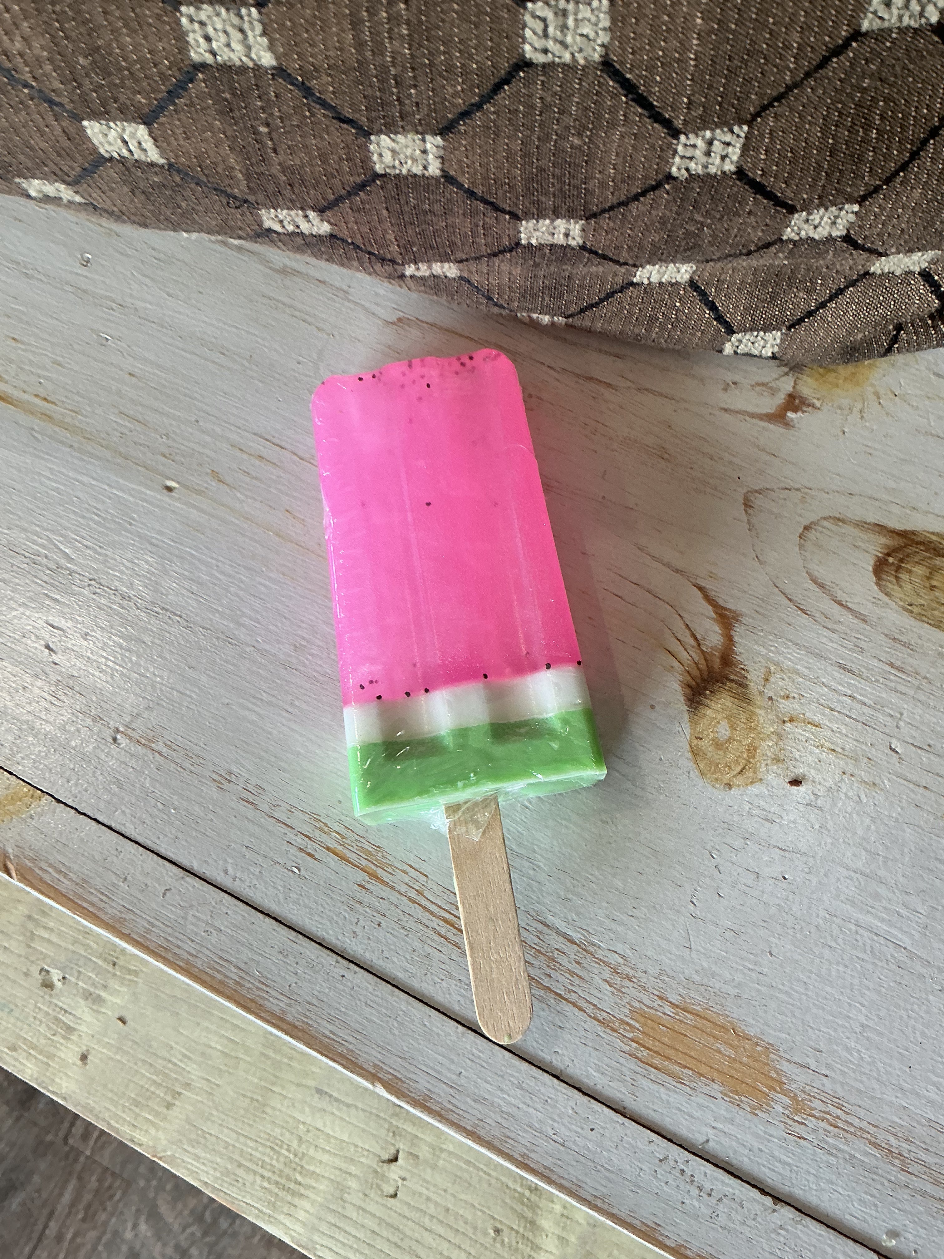 Watermelon popsicle soap