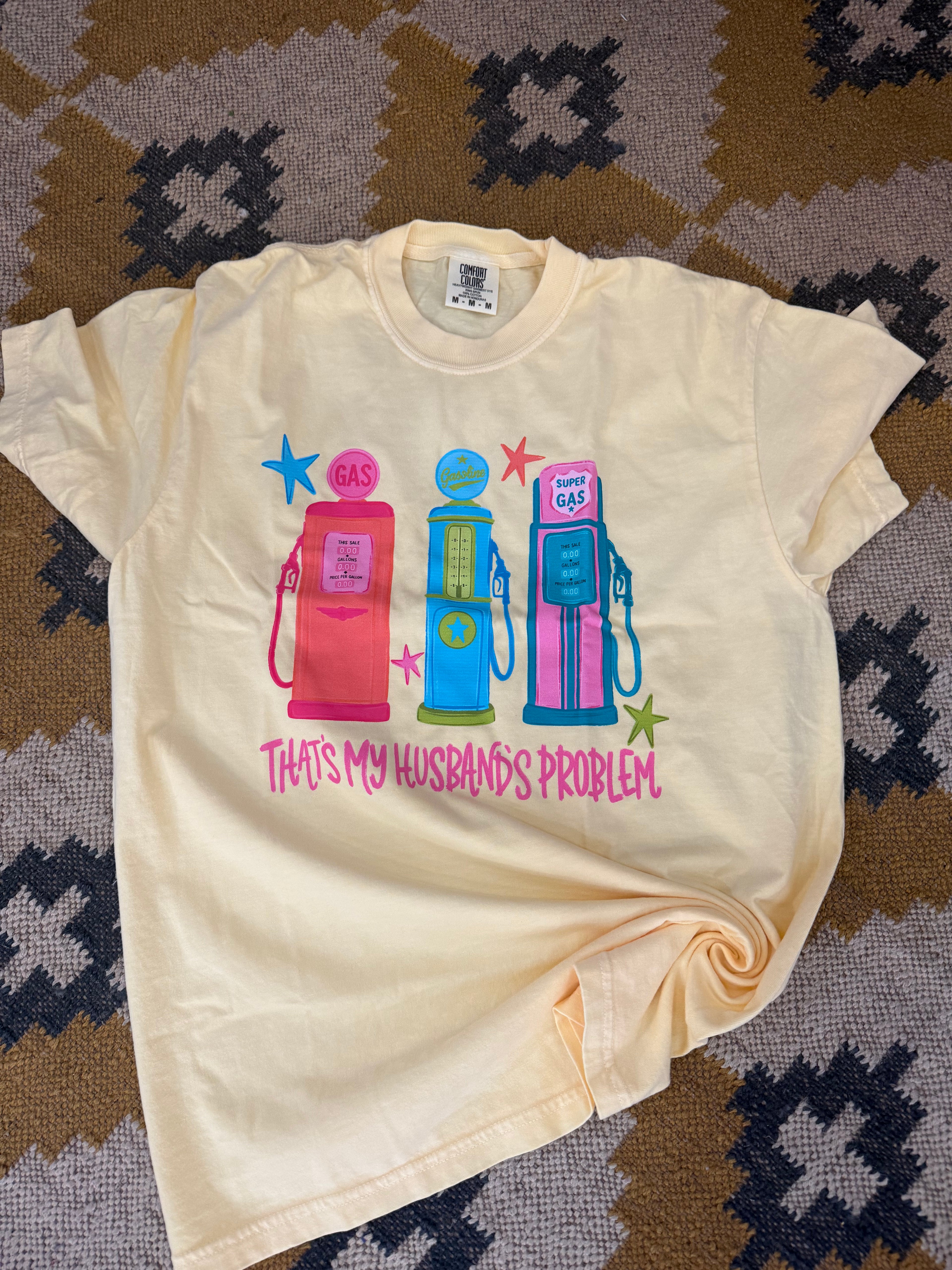 That’s my husband’s problem shirt
