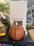 Bronze 3D flame pumpkin candle