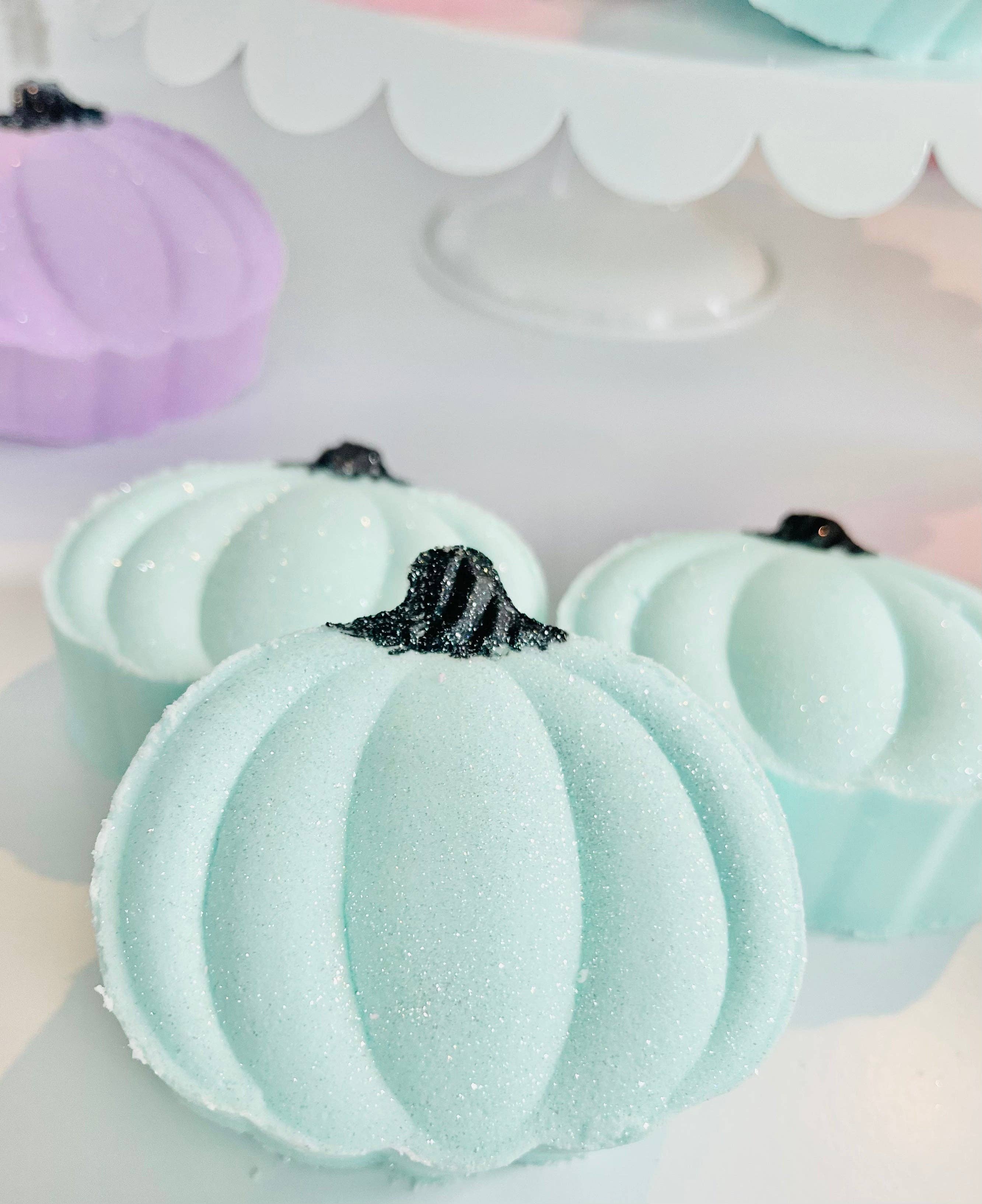 Cinderella Pumpkin Bath Bomb, Cursed Carriages Bath Bomb: Pink  (Peach + Hibiscus)