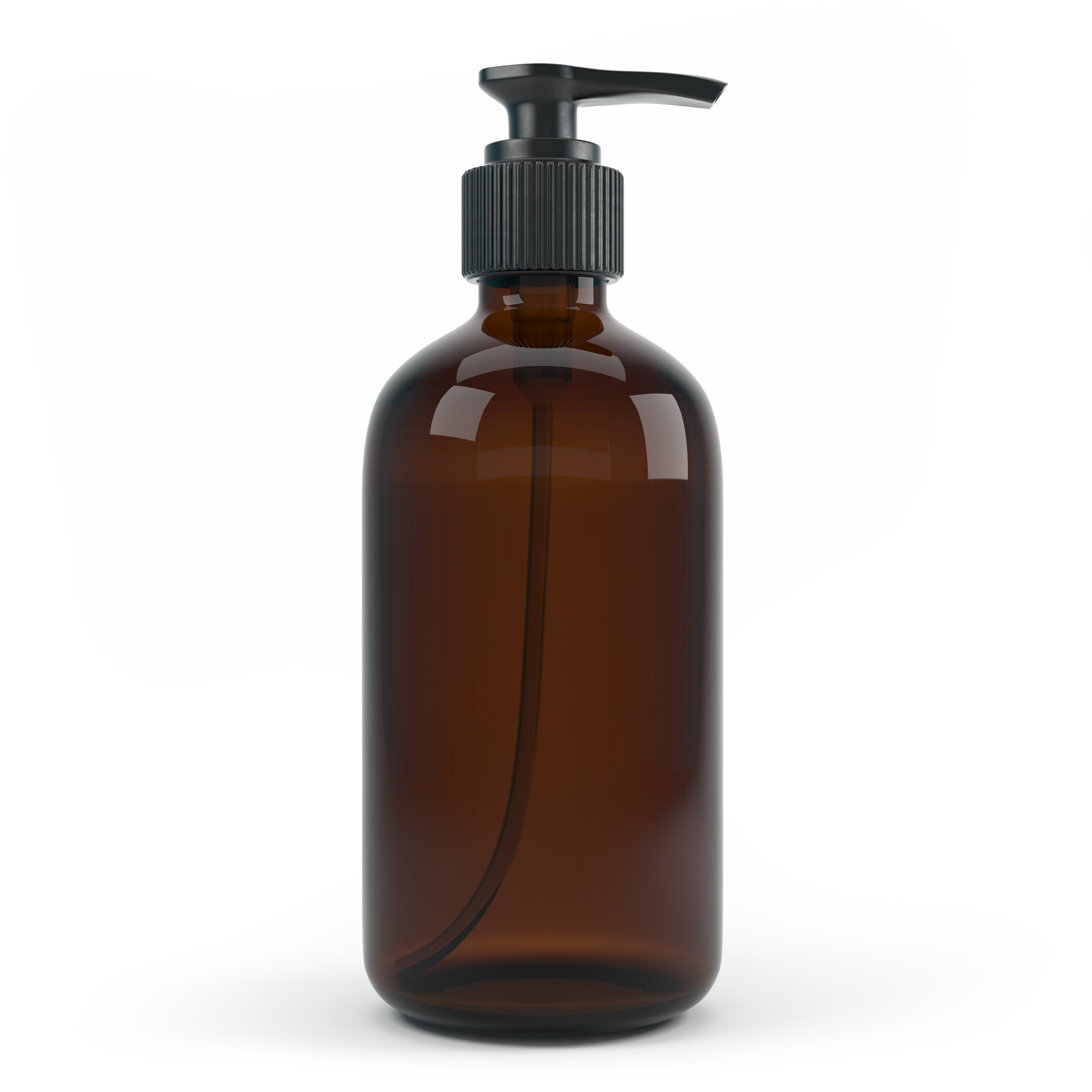 32oz Amber Glass Lotion/Soap Bottle