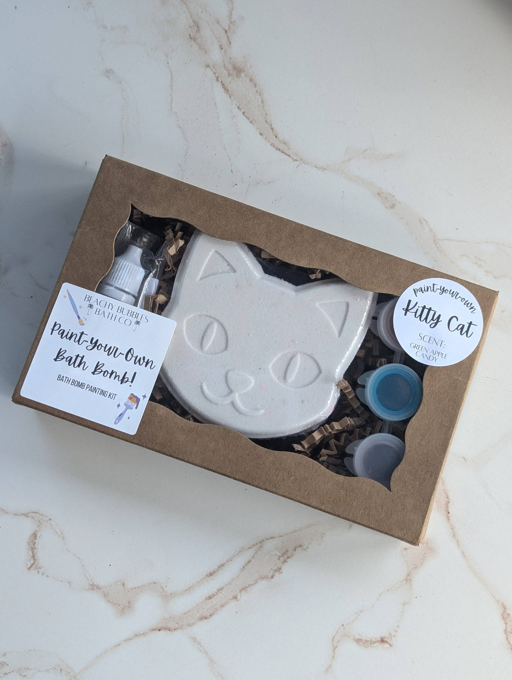 Paint-Your-Own Kitty Cat Bath Bomb