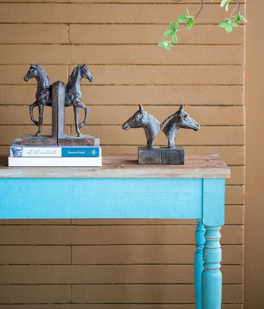 S/2 5.1x4x8" Horse Bookends 6S/CTN