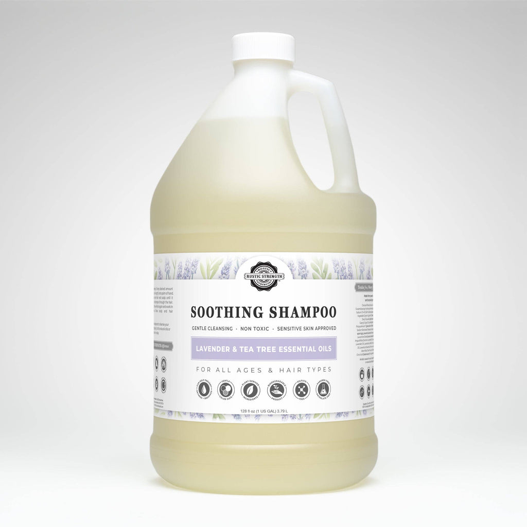 Shampoo - Our Popular Scents: Milk & Honey / Gallon Glass Jug