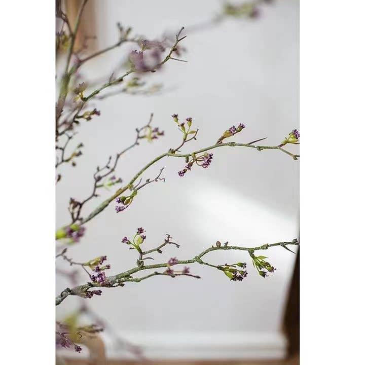 Long Weigela Flower Stem 63" Tall: Yellow / One Stem