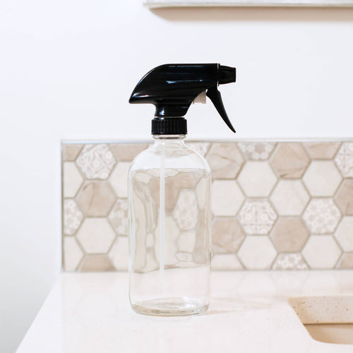 8oz Empty Clear Glass Spray Bottle