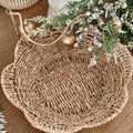 WG-1015 - Round Scallop Seagrass Basket