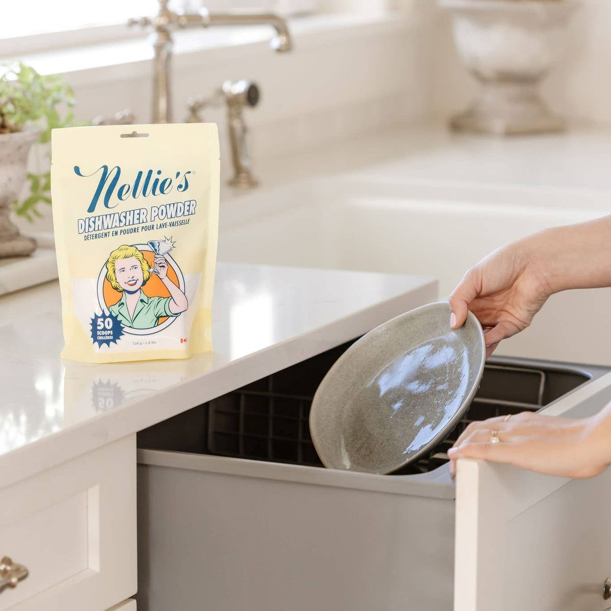 Dishwasher Powder - Dish Detergent - 50 Scoop Pouch