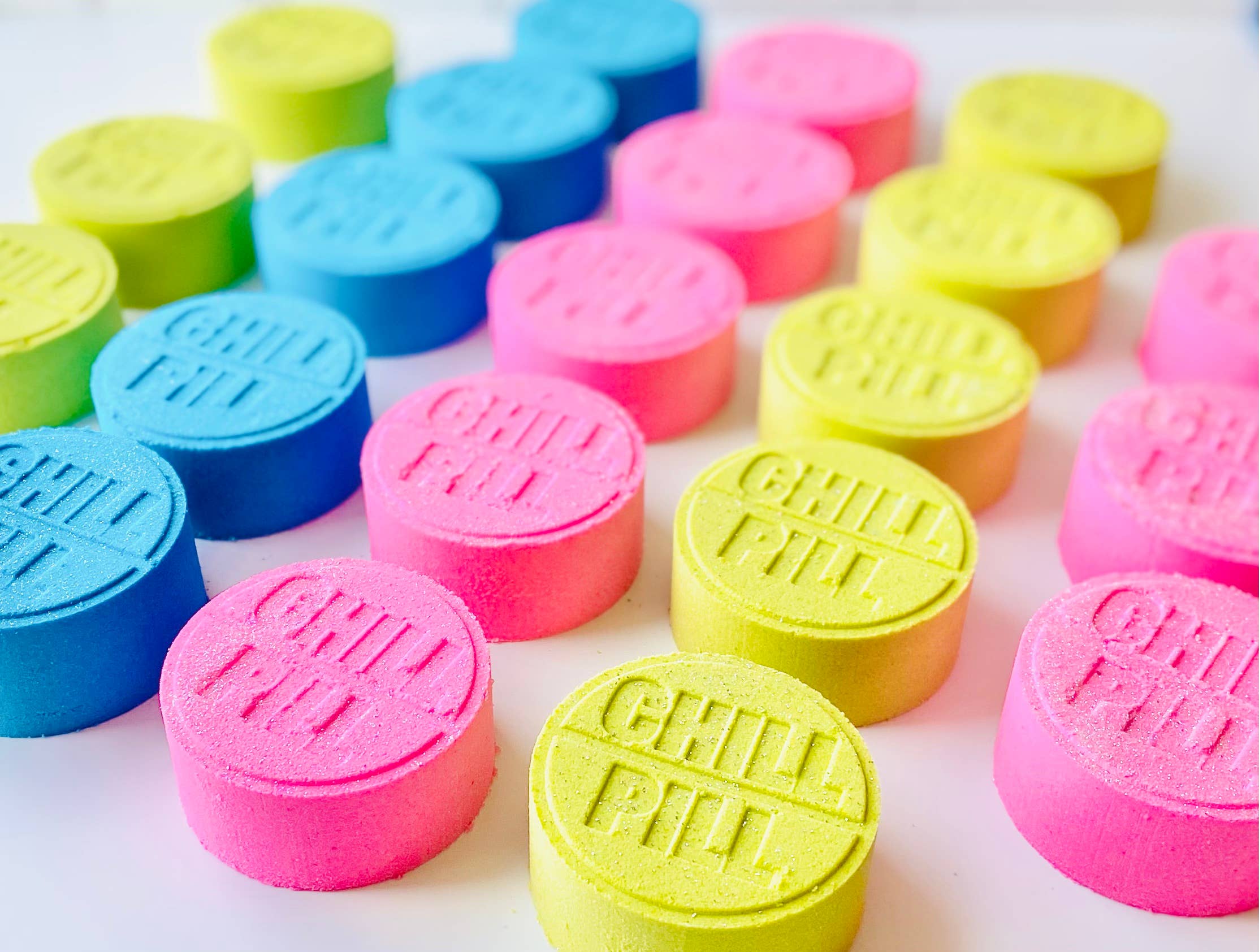 Chill Pill Bath Bomb: Lime Green Chill Pill
