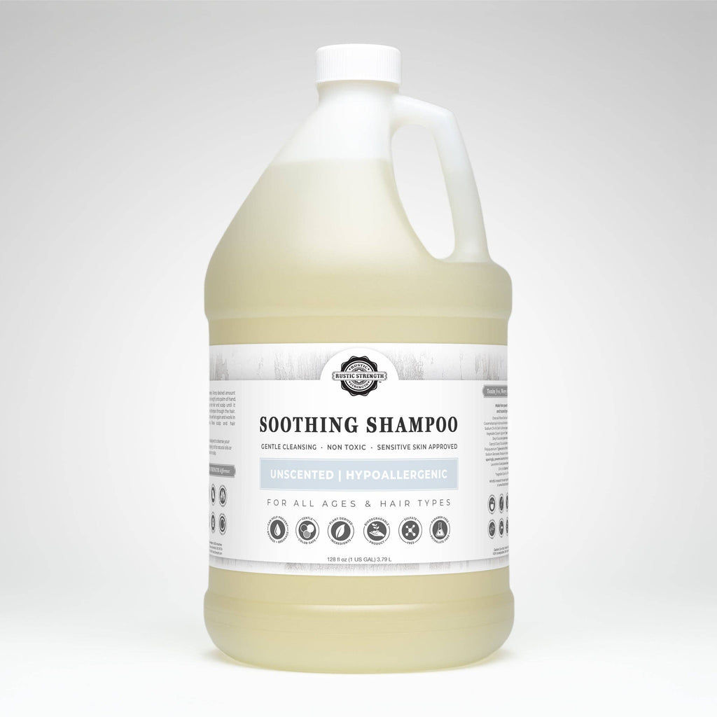 Shampoo - Our Popular Scents: Milk & Honey / Gallon Glass Jug