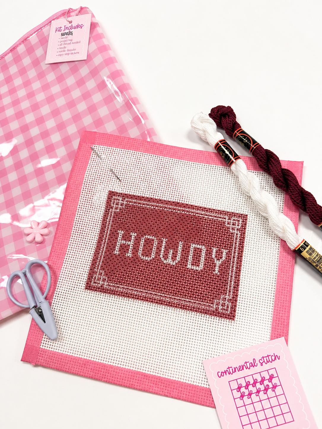 Howdy Needlepoint Kit