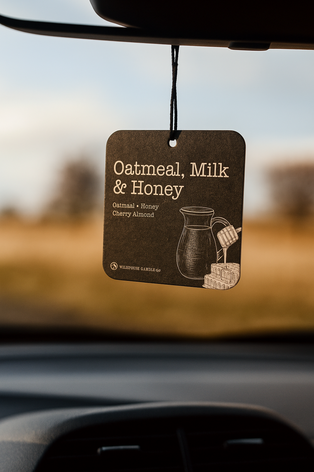Car Freshener: Oatmeal, Milk & Honey