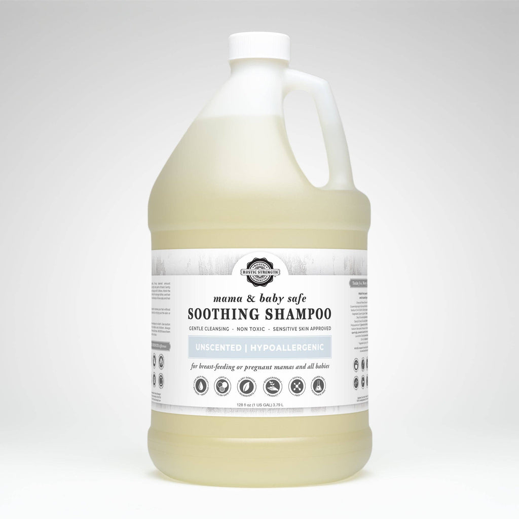 Shampoo - Our Popular Scents: Milk & Honey / Gallon Glass Jug