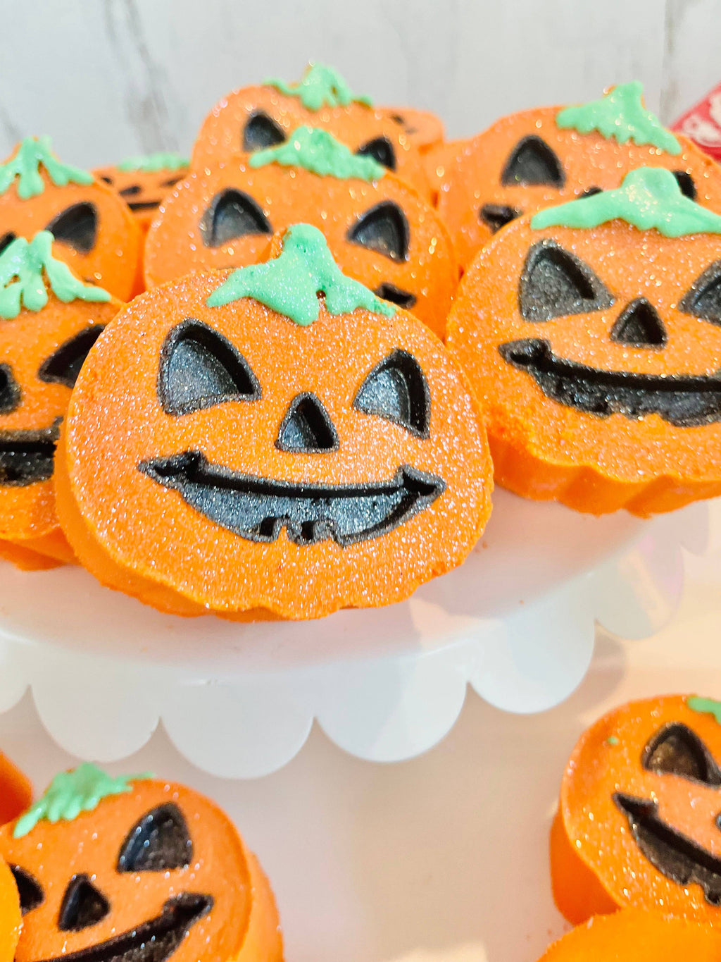 Jack-o-Lantern Bath Bomb, Pumpkin Head Bath Bomb