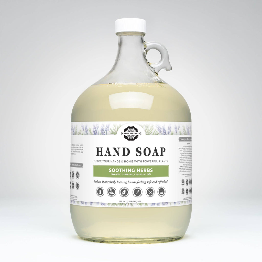 Liquid Hand Soap - Our Popular Scents: Citrus Bliss (lemon/orange) / 4 - 1 Gallon Plastic Jugs