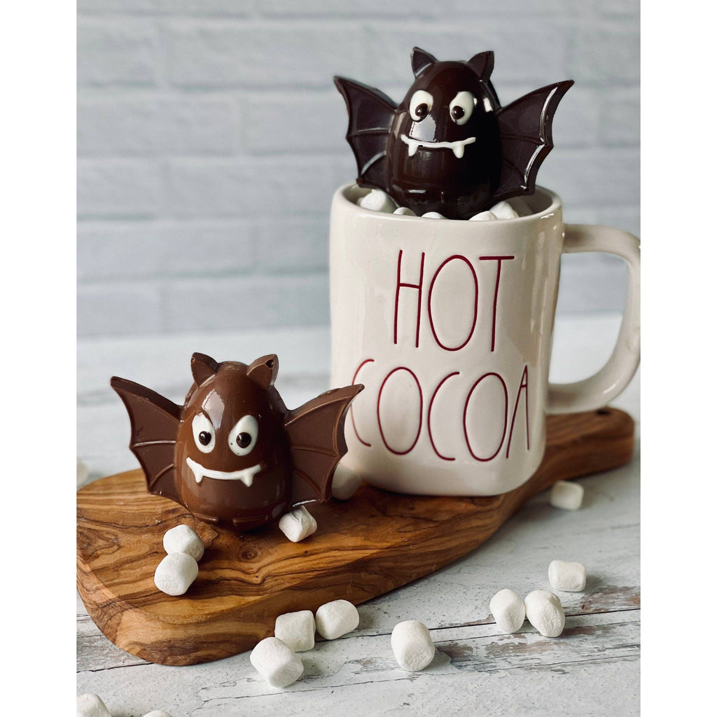 Halloween Spooky Bat Hot Chocolate Bombs, Fall Hot Cocoa: Milk Chocolate