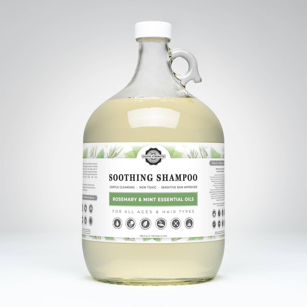 Shampoo - Our Popular Scents: Milk & Honey / Gallon Glass Jug