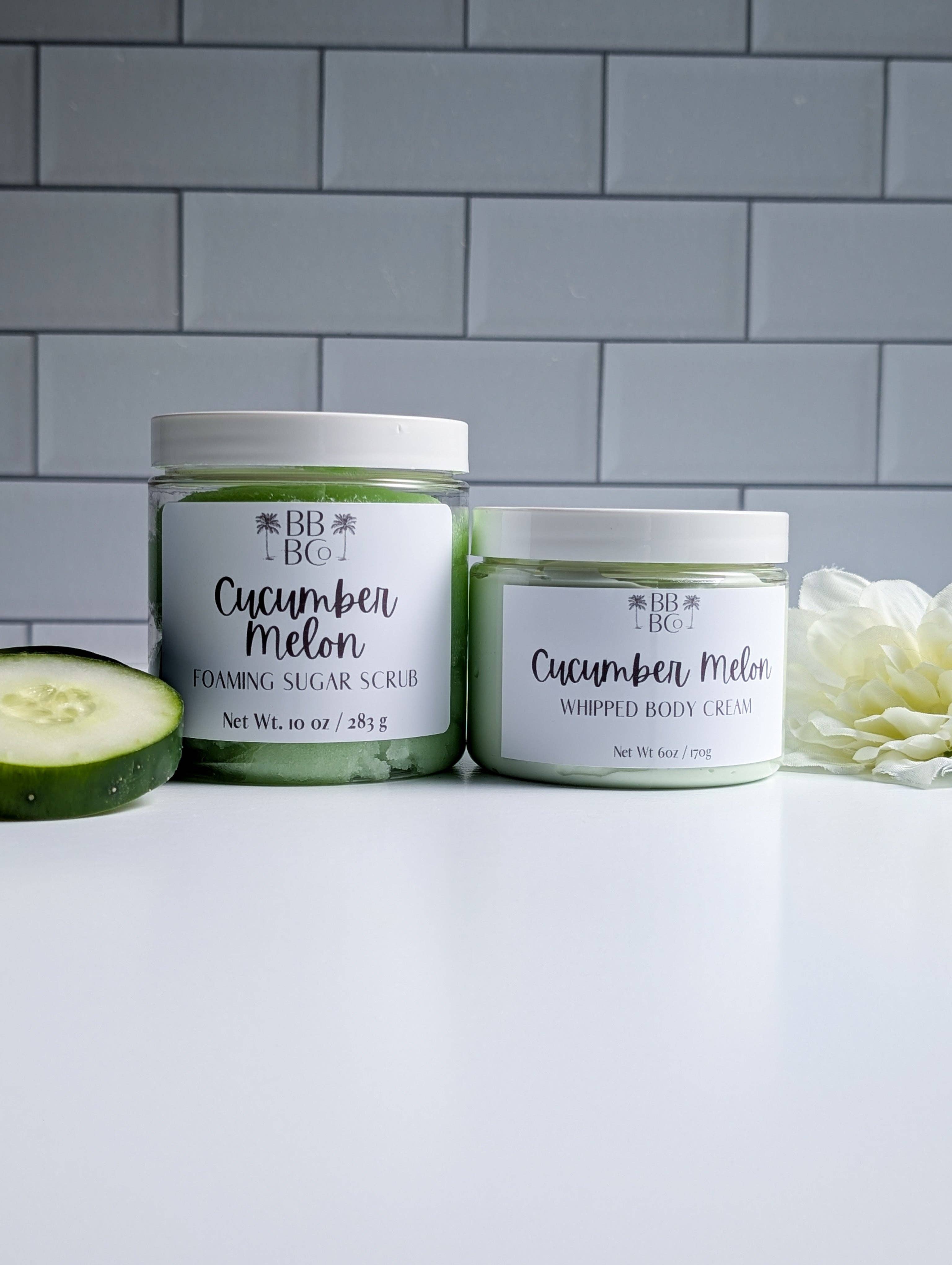 Cucumber Melon Foaming Sugar Scrub - Spring 2026