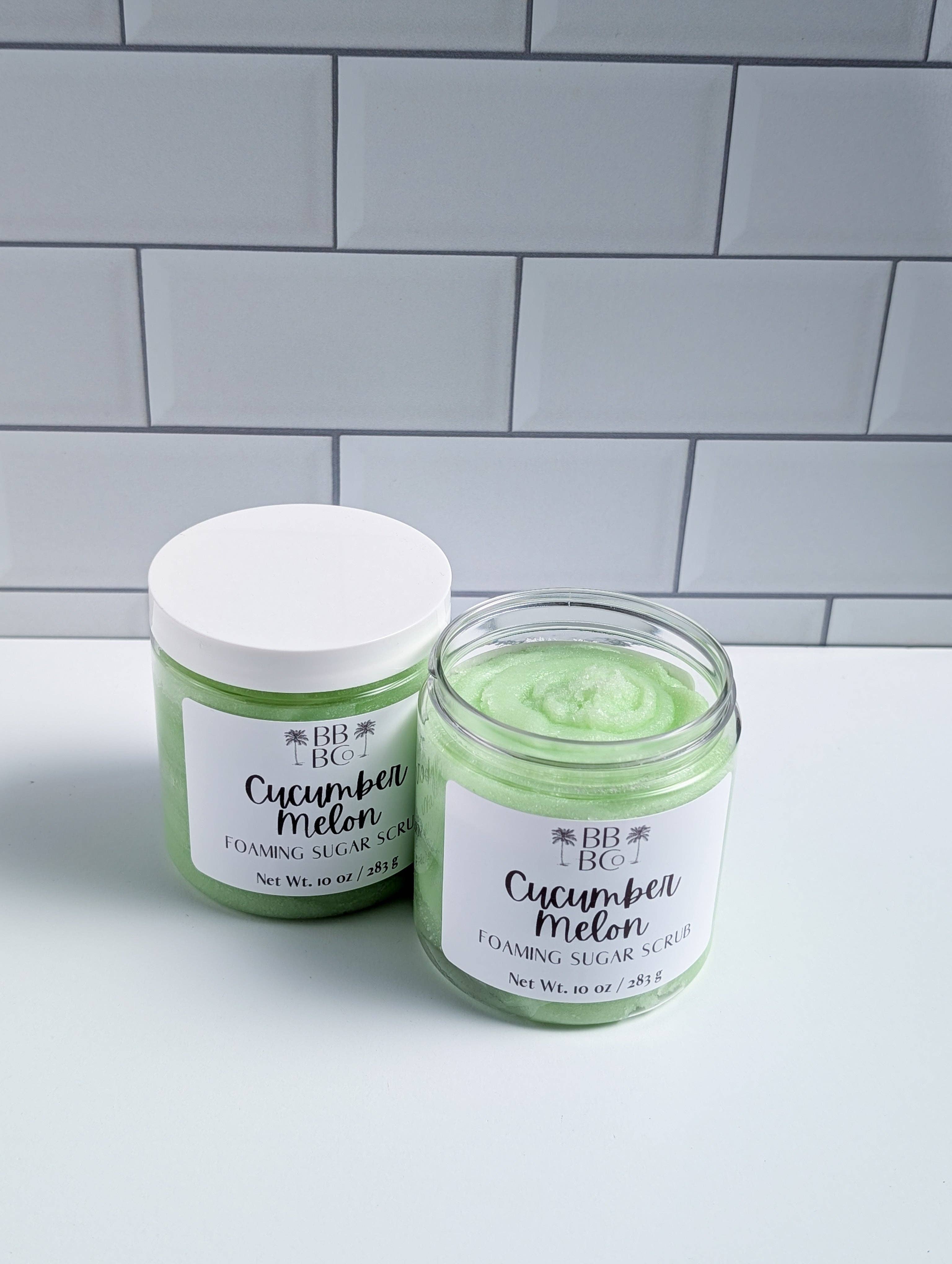Cucumber Melon Foaming Sugar Scrub - Spring 2026