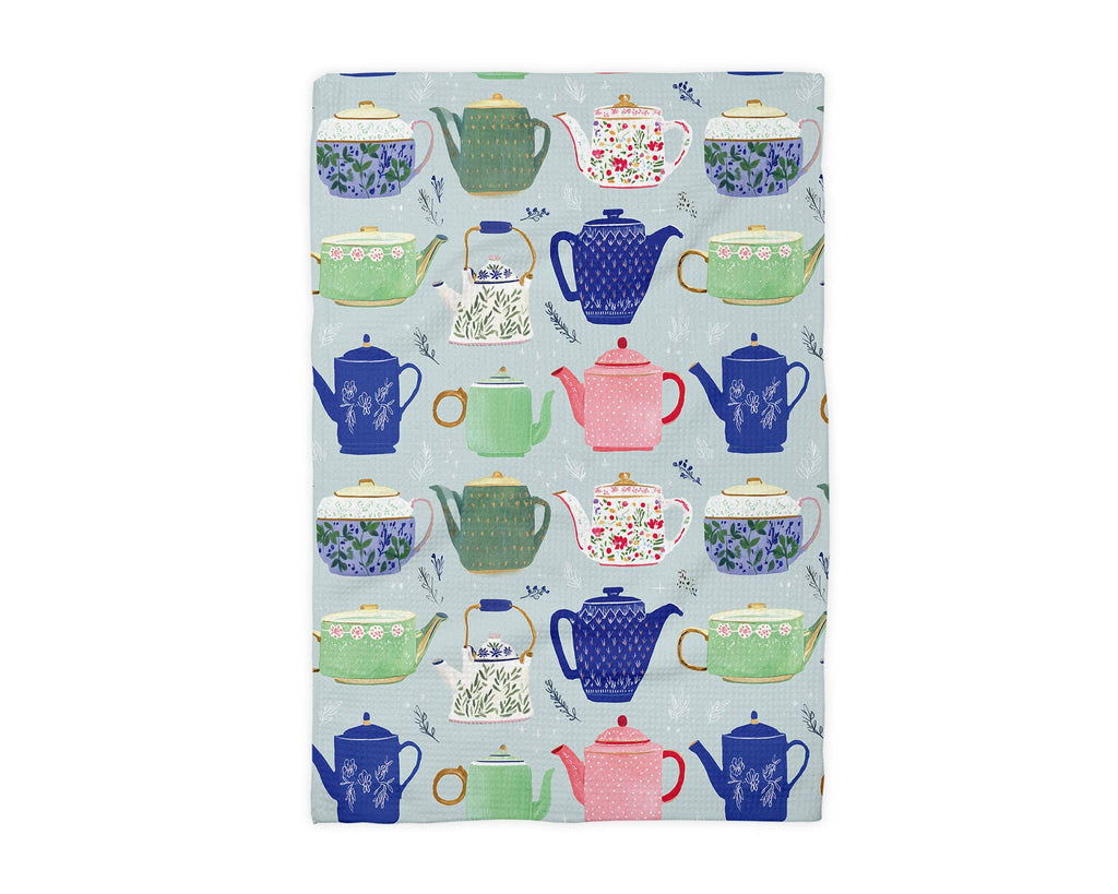 Tea Room Spring Summer Market Kitchen Towel Waffle Cup Color