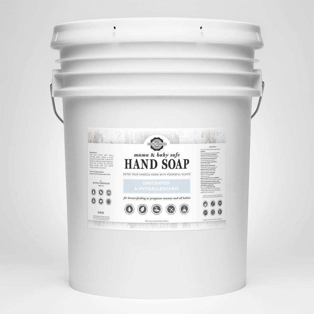 Liquid Hand Soap - Our Popular Scents: Citrus Bliss (lemon/orange) / 4 - 1 Gallon Plastic Jugs