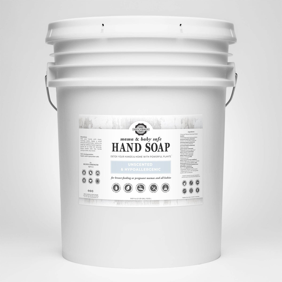 Liquid Hand Soap - Our Popular Scents: Citrus Bliss (lemon/orange) / 4 - 1 Gallon Plastic Jugs