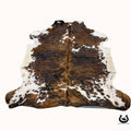 Brindle Whitebelly Cowhide - Jumbo Size 7-8 foot: Jumbo 7-8 Foot