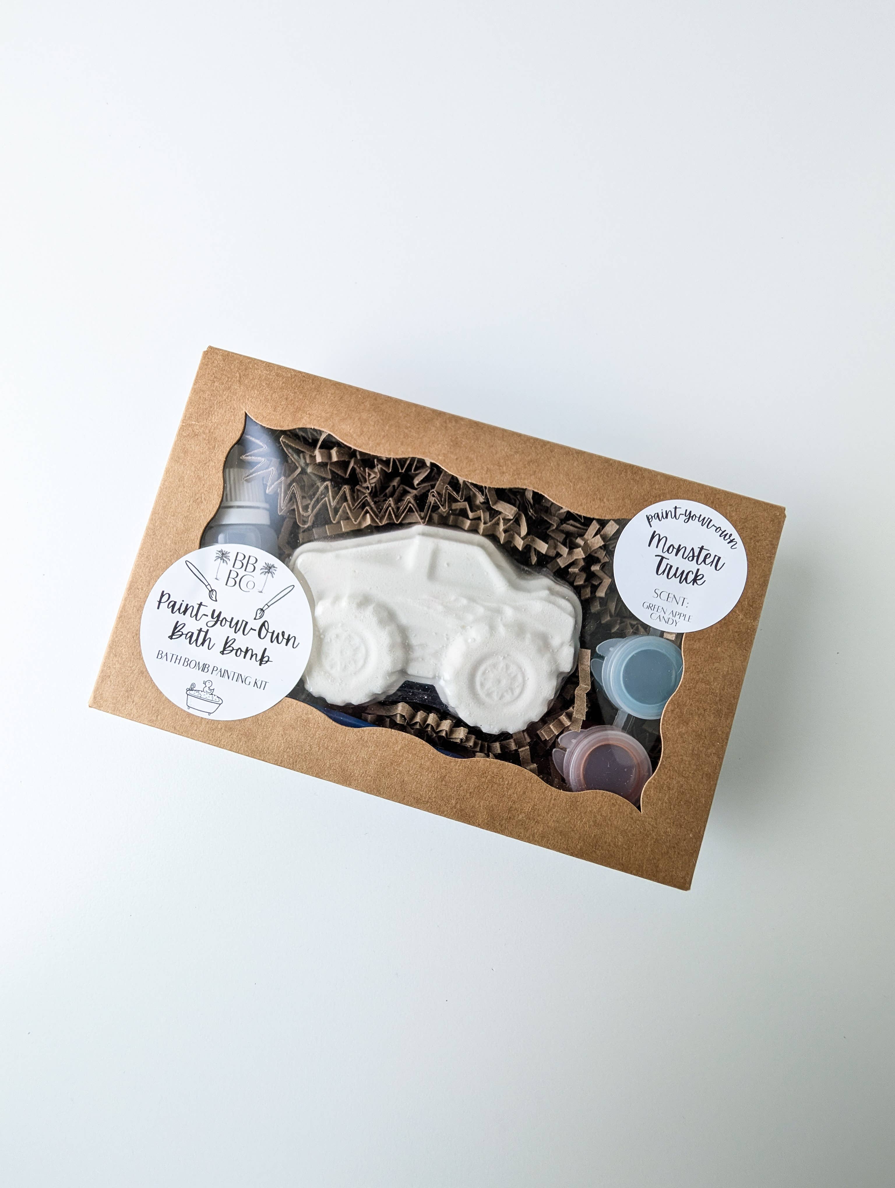Paint-Your-Own Monster Truck Bath Bomb