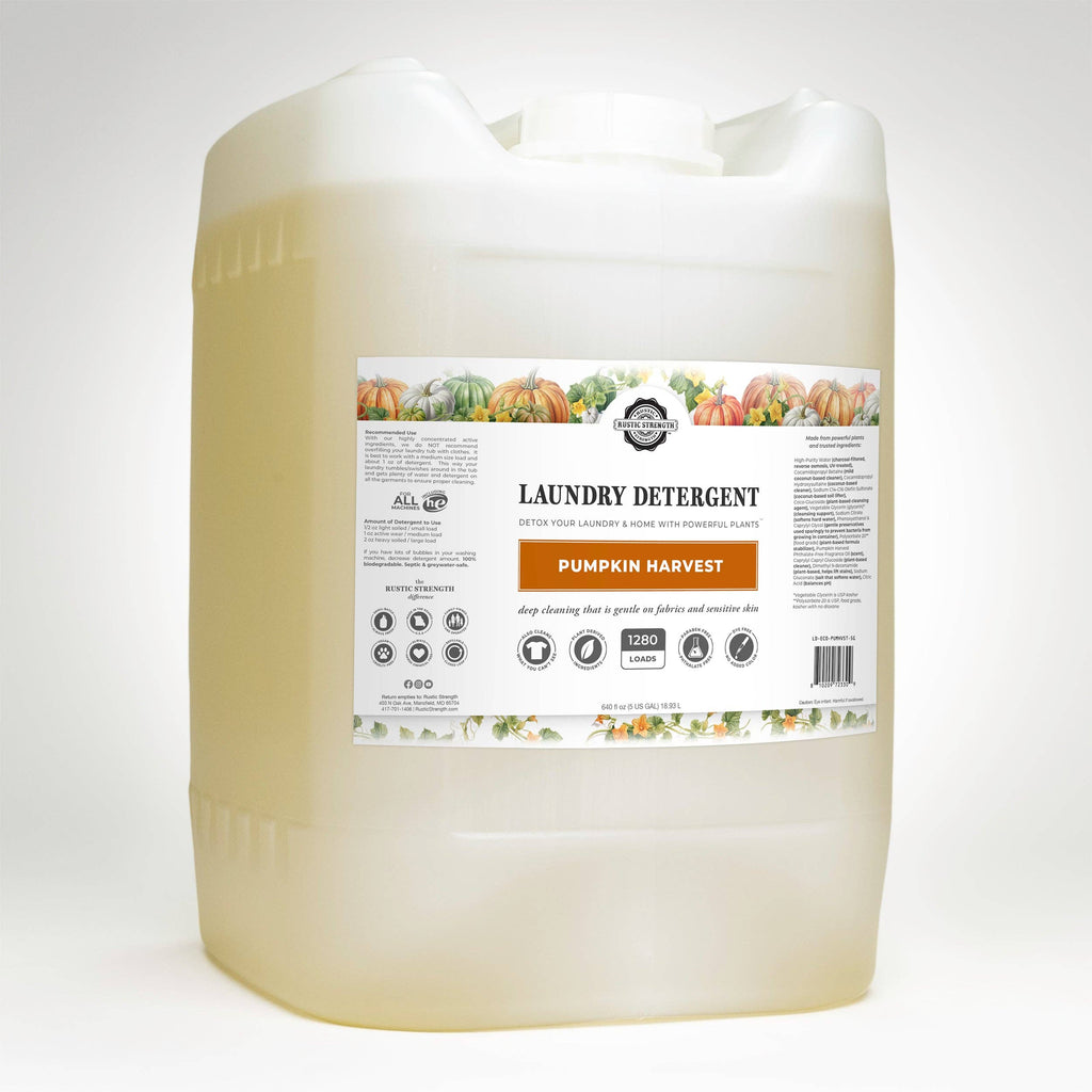 Laundry Detergent | Pumpkin Harvest: 1 Gallon Glass Jug