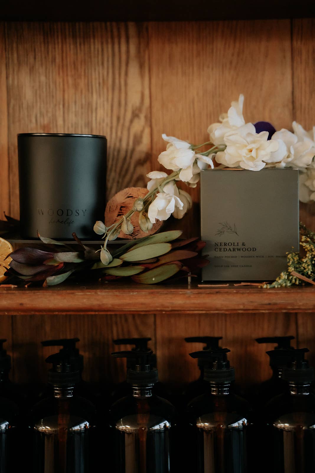 Neroli & Cedarwood l Gold Lid Candle & Boutique Box