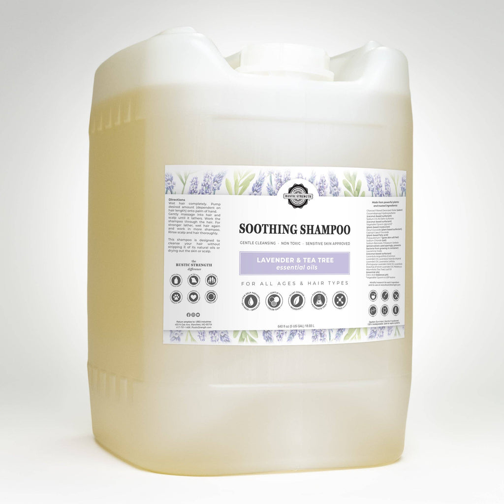 Shampoo - Our Popular Scents: Rosemary Mint / Gallon Glass Jug