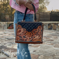 Laney Tooled Leather Handbag