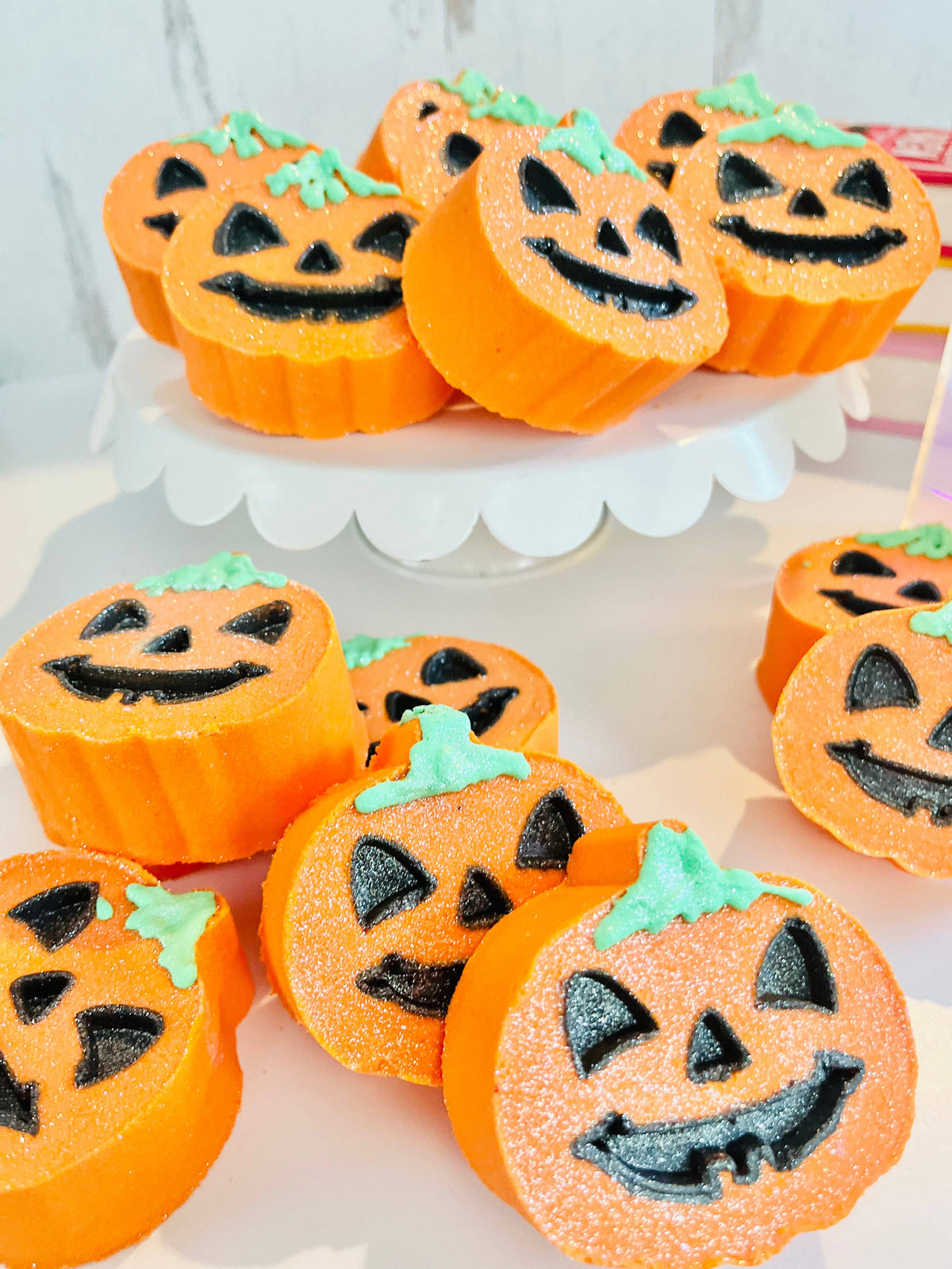Jack-o-Lantern Bath Bomb, Pumpkin Head Bath Bomb