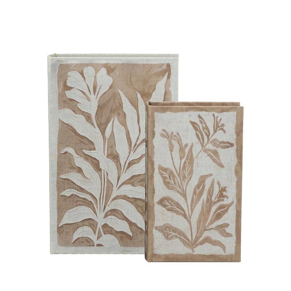 S/2 Coastal Wave Book Storage Boxes