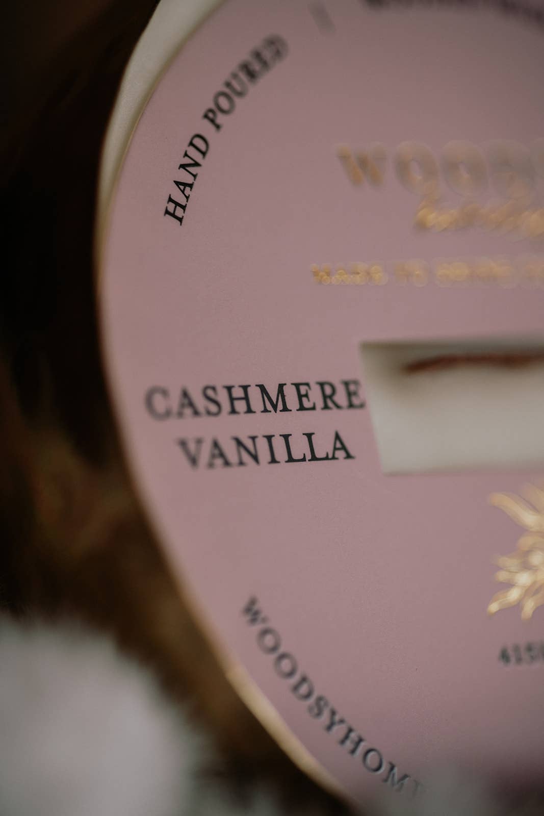 CashmereVanilla & WarmAmber|Solid Brass 14oz Pure Soy Candle