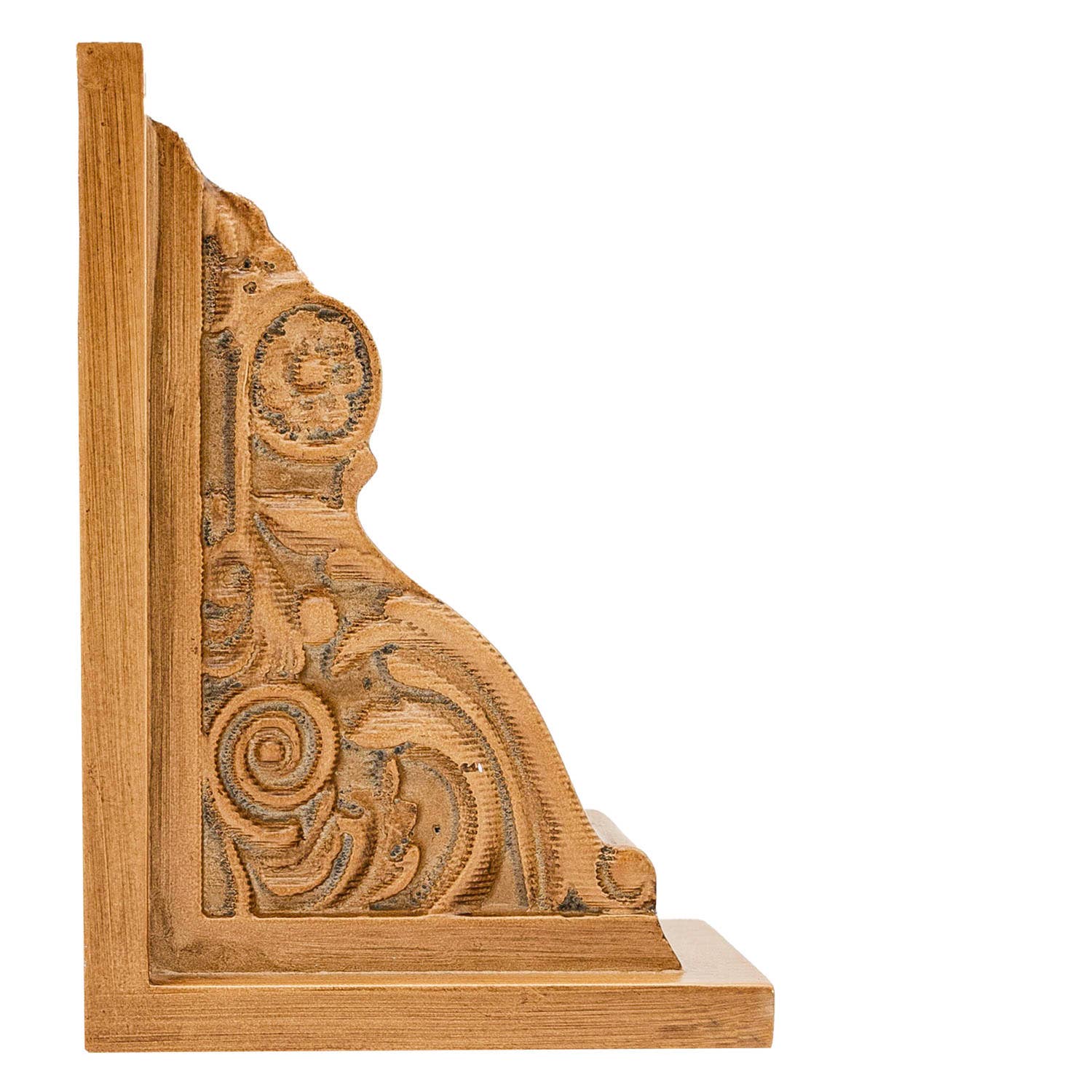 Florence Vintage Corbel Wood Bookends Set 2